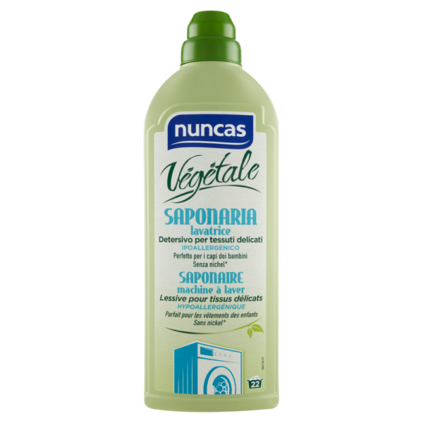 Nuncas Vegetale Saponaria Detersivo Lavatrice Ecologico 1 Lt